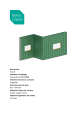 Cahier de charges joint debout bardage sur voliges aérées pose verticale